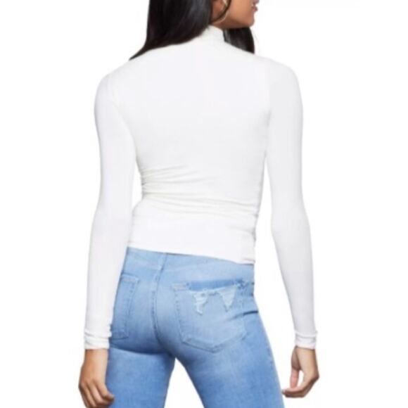 Good American white long sleeve tee shirt - Picture 2 of 8